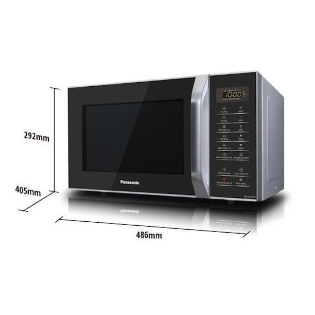 Lò Vi Sóng Kết Hợp Nướng NN-GT35HMYUE - Bảo Hành 12 Tháng - Hàng Chính Hãng - Xám