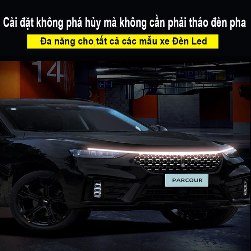 Dây đèn Led trang trí ô tô mô hình nâng cấp ánh sáng 150cm,Đèn led chống nước cho xe hơi