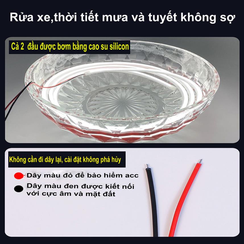 Dây đèn Led trang trí ô tô mô hình nâng cấp ánh sáng 150cm,Đèn led chống nước cho xe hơi