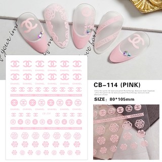 Stiker thuong hieu siêu hottttt - miếng dán móng tay nhiều mẫu siêu xinh