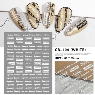 Stiker thuong hieu siêu hottttt - miếng dán móng tay nhiều mẫu siêu xinh