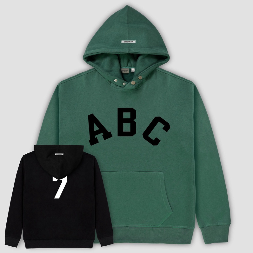 Áo hoodie nỉ bông ABC Hogoto shop , Áo nỉ hoodie unisex nam nữ form rộng oversize chất liệu Cotton