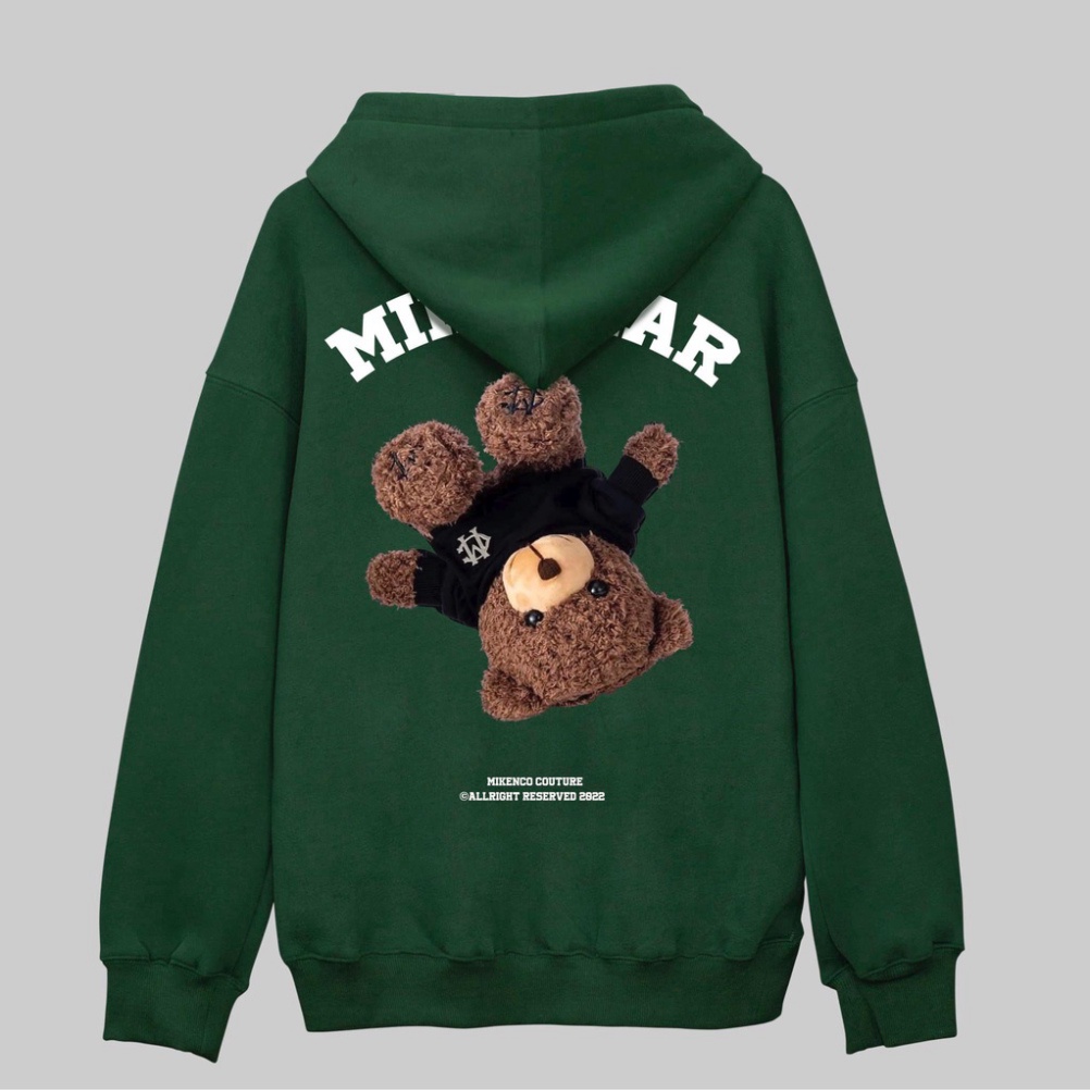 Áo Hoodie MIKENBEAR Mũ Trùm Unisex Chất Vải Nỉ Bông Hàng Có Sẵn | BigBuy360 - bigbuy360.vn