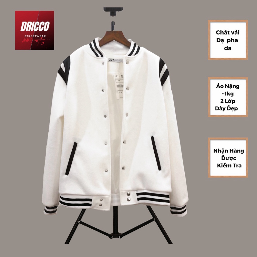 Áo Bomber Teddy Chất Dạ Gai Dày Dặn Kiểu Dáng Khoác Ngoài Thời Trang Nam | BigBuy360 - bigbuy360.vn