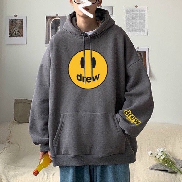 Áo Hoodie nỉ bông mặt cười  , áo nỉ bông hoodie unisex nam nữ
