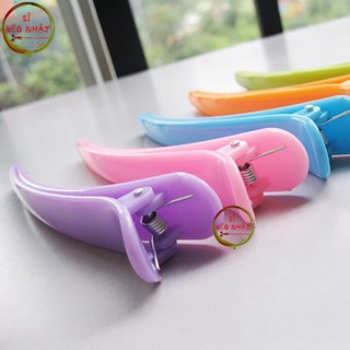 5 sản phẩm kẹp mỏ vịt cắt tóc, kẹp mỏ vịt nhiều màu dài 5cm