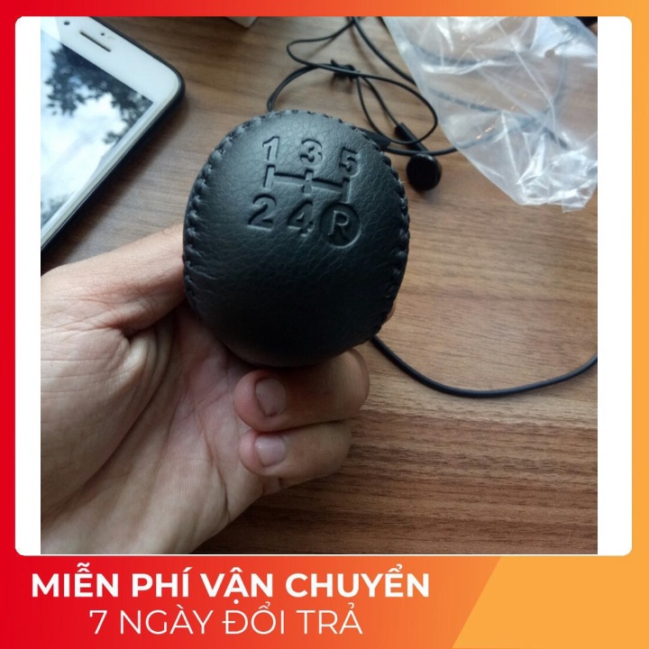 (Giá gốc) (Sỉ - Lẻ) Tay nắm cần số da xe Toyota Innova (2006-2015), Toyota Fortuner. OEM: 33504-0K150-C0