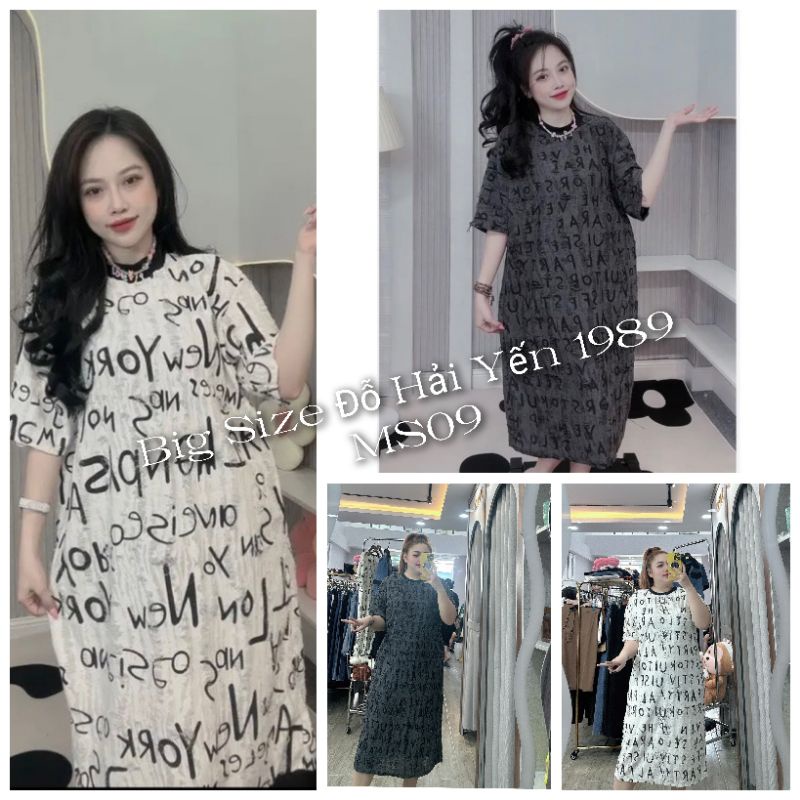 Đầm Thun Big Size (55kg đến 100kg) MS09