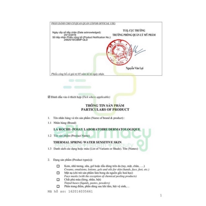 Xịt Khoáng LA ROCHE POSAY Thermal Spring Water làm sạch, dưỡng ẩm, làm dịu da nhạy cảm - MTM | BigBuy360 - bigbuy360.vn