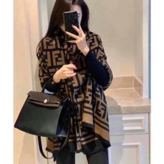 Khăn choàng Fen.di chất len dạ cao cấp, mang được 2 mặt siêu hot