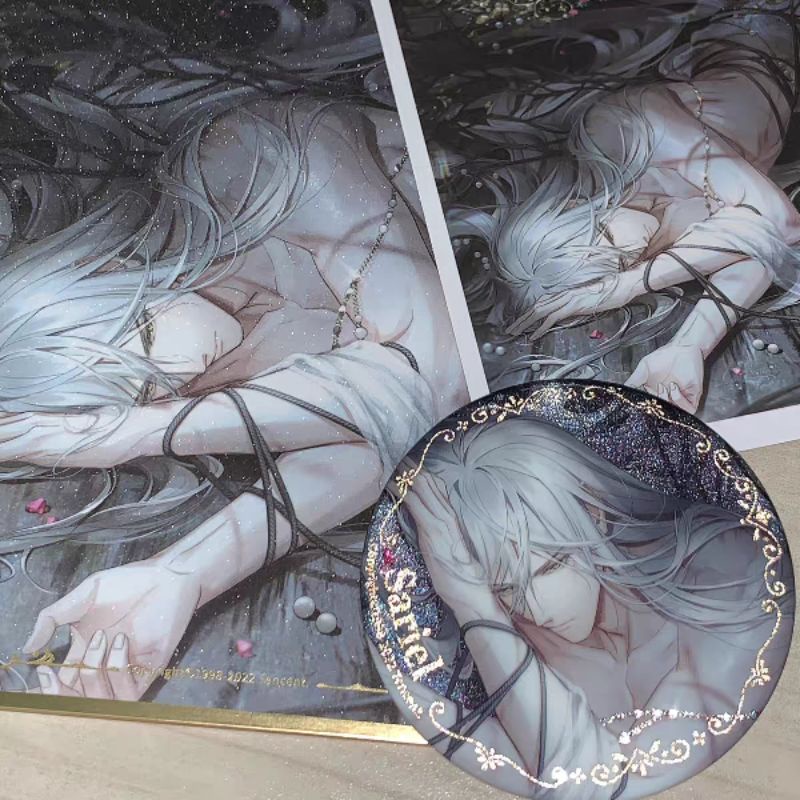 Ảnh Shikishi trưng bày sưu tầm game Quang Dữ Dạ Chi Luyến