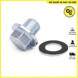 Ốc rốn dầu long đen 13 ly xe máy bị chờn