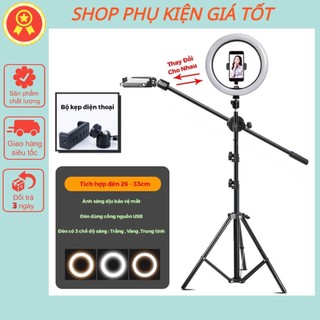 Bộ Chân Quay Video Cao 2m1  Xoay 360 Độ - Chân Quay Video Chụp Ảnh Từ Trên Xuống Chắc Chắn Tiện Lợi