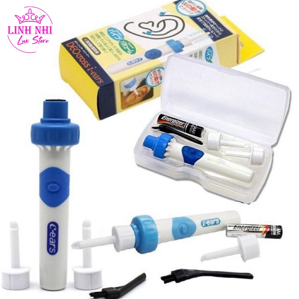 Máy Hút Ráy Tai Cho Bé - Dụng Cụ Lấy Ráy Tai Nhật Bản Tự Động An Toàn Tại Nhà - Linh Nhi Lux Store