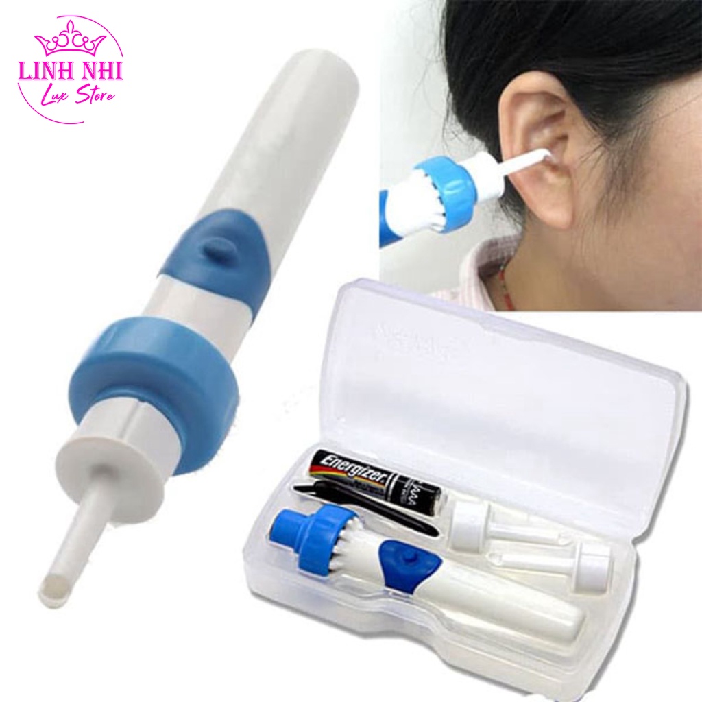 Máy Hút Ráy Tai Cho Bé - Dụng Cụ Lấy Ráy Tai Nhật Bản Tự Động An Toàn Tại Nhà - Linh Nhi Lux Store