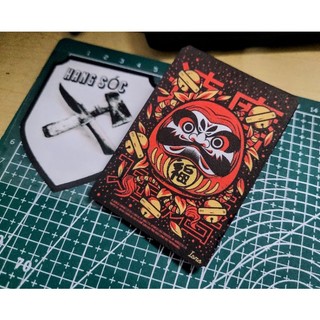 Miếng dán velco Daruma.