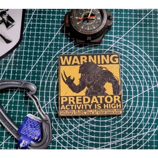 Miếng dán Velcro Predator. Patch dán lên Balo tactical 5.11, Túi Moad 6, ct3, ct5, Quần áo lính.