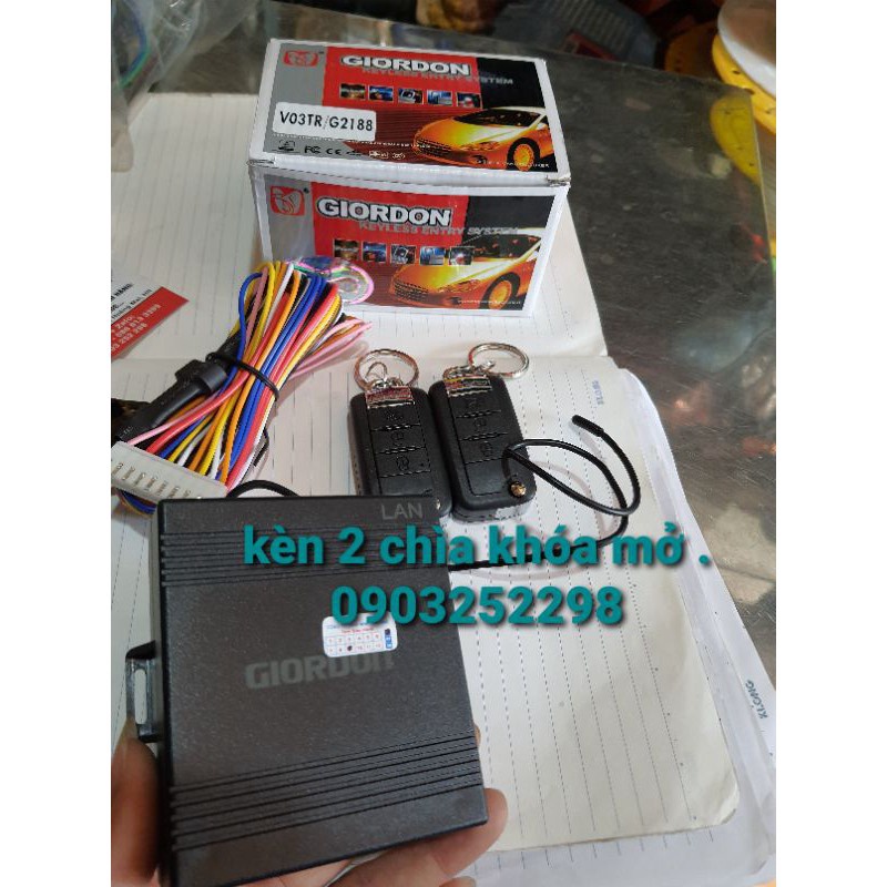 Bộ điều khiển mở cửa tự động xe hơi ,xe tải ,xe khách 12v -24v có phôi chìa mã G2188 hoặc G6216