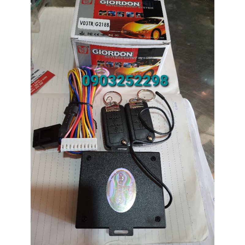 Bộ điều khiển mở cửa tự động xe hơi ,xe tải ,xe khách 12v -24v có phôi chìa mã G2188 hoặc G6216