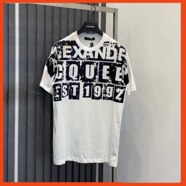 Áo phông nam nữ Dolce 2 khoá zip cổ phối thêu chữ A da trước ngực cổ bo dày dặn đẹp. Áo thun nam nữ Unisex form rộng