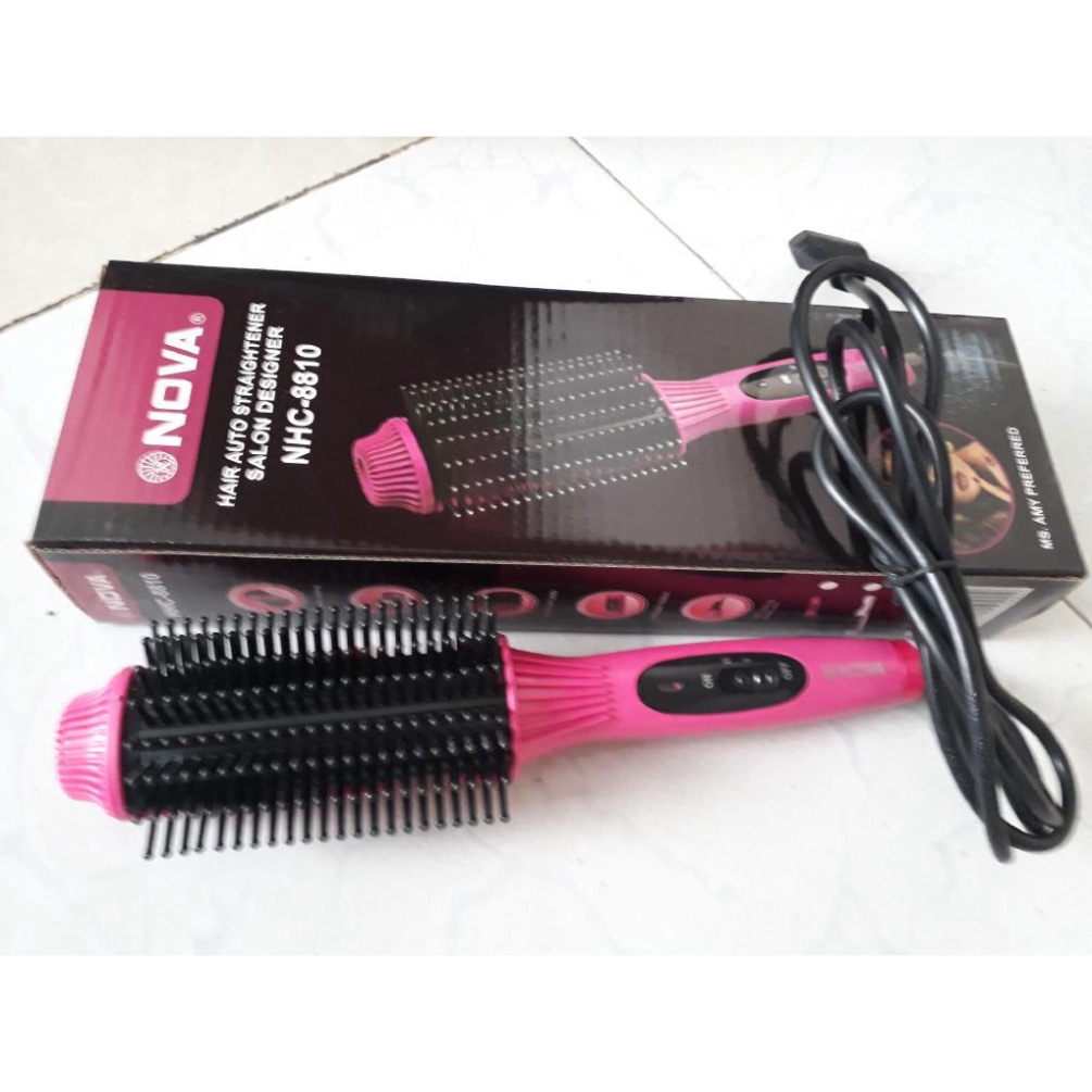 Lược Điện Chải Tóc Nova Không Dây Tạo Kiểu Tóc Uốn Cúp Cụp Chuyên Nghiệp Dành Cho Phái Nữ