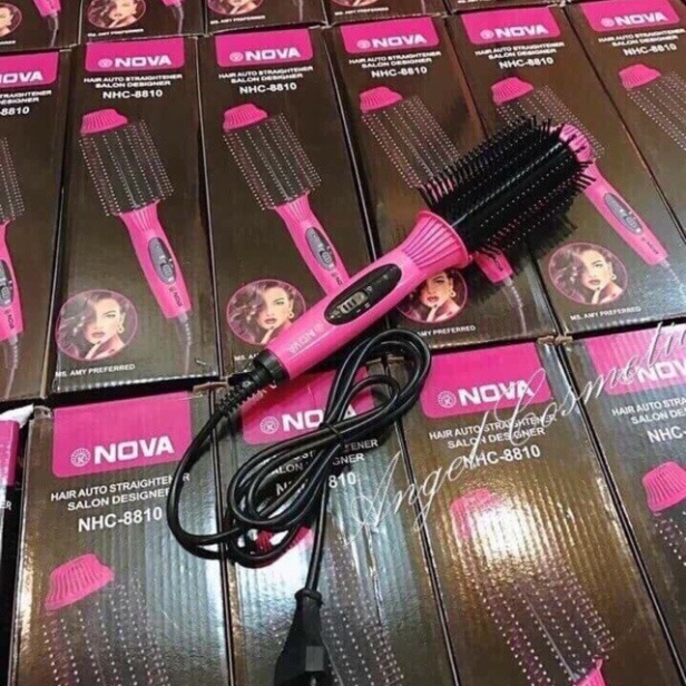 Lược Điện Chải Tóc Nova Không Dây Tạo Kiểu Tóc Uốn Cúp Cụp Chuyên Nghiệp Dành Cho Phái Nữ