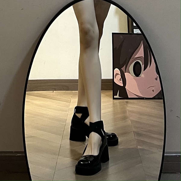 Giày Da mary jane Phong Cách Thời Trang Nhật Bản 2023 Dành Cho Nữ