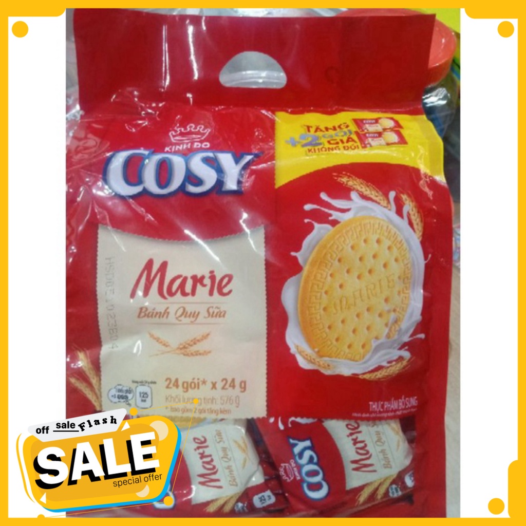 MÃ  DATE MỚI NHẤT - Bánh Quy Sữa Cosy Marie Kinh Đô Túi 528g