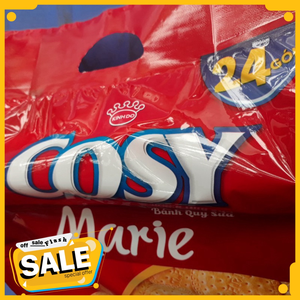 MÃ  DATE MỚI NHẤT - Bánh Quy Sữa Cosy Marie Kinh Đô Túi 528g