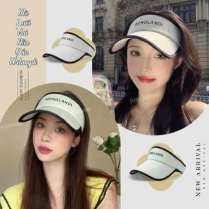 M08 Mũ lưỡi trai nửa đầu Chống chống tia UV dáng thể thao - Nón Nam,Nữ Nửa Đầu rộng vành Năng Động Trẻ Trung