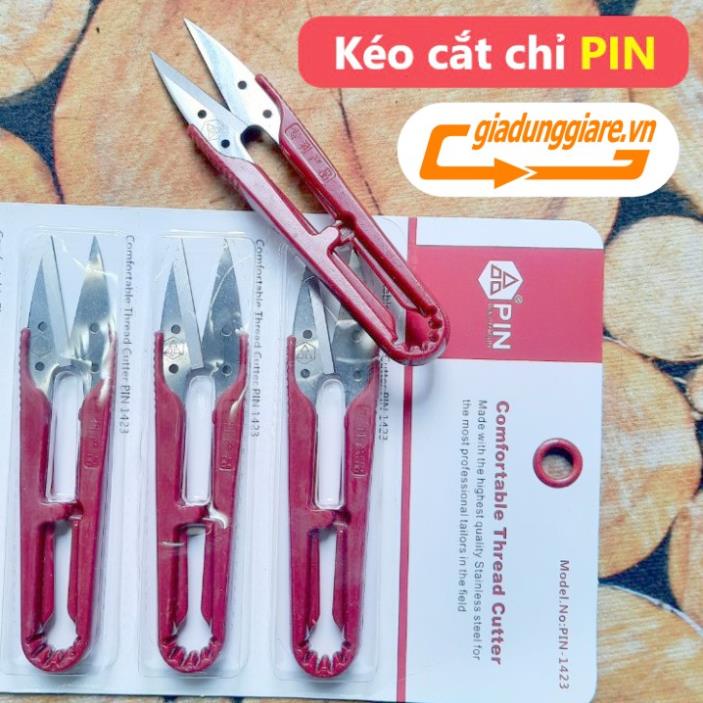 Kéo cắt chi CAO CẤP (Chính hãng) kéo bấm thủ công cán nhựa bền bỉ lưỡi kéo thép không gỉ sét - giadunggiare.vn