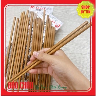 Combo 10 đôi đũa gỗ sao chắc chắn - đũa gỗ lê vân cao cấp an toàn cho sức khỏe