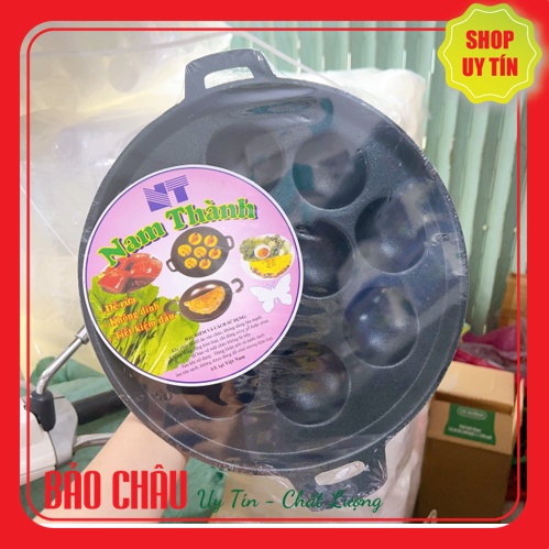 Khuôn bánh khọt gang chống dính Cao cấp 7 lỗ, 8 lỗ, 10 lỗ, 12 lỗ