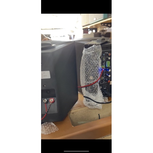 Loa thùng tích hợp công suất và bluetooth Sunrise 502L - Loa treo tường quán cafe