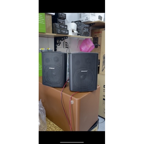 Loa thùng tích hợp công suất và bluetooth Sunrise 502L - Loa treo tường quán cafe