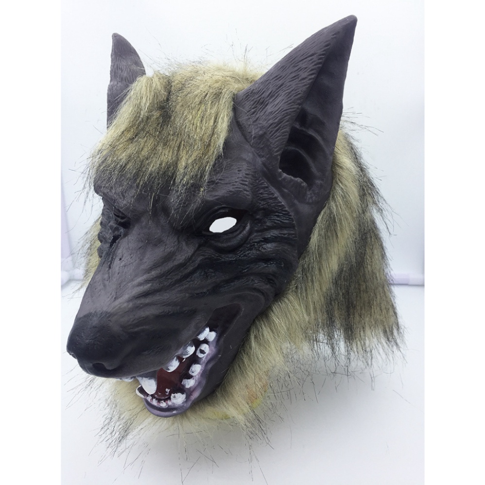 Mặt Nạ Hoá Trang Sói Xám Và Găng Tay, Đồ Chơi Hoá Trang Halloween