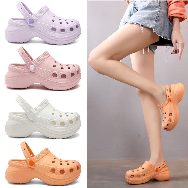 Crocs Xăng đan Đế Dày Thời Trang Mùa Hè 2023 Cho Nữ