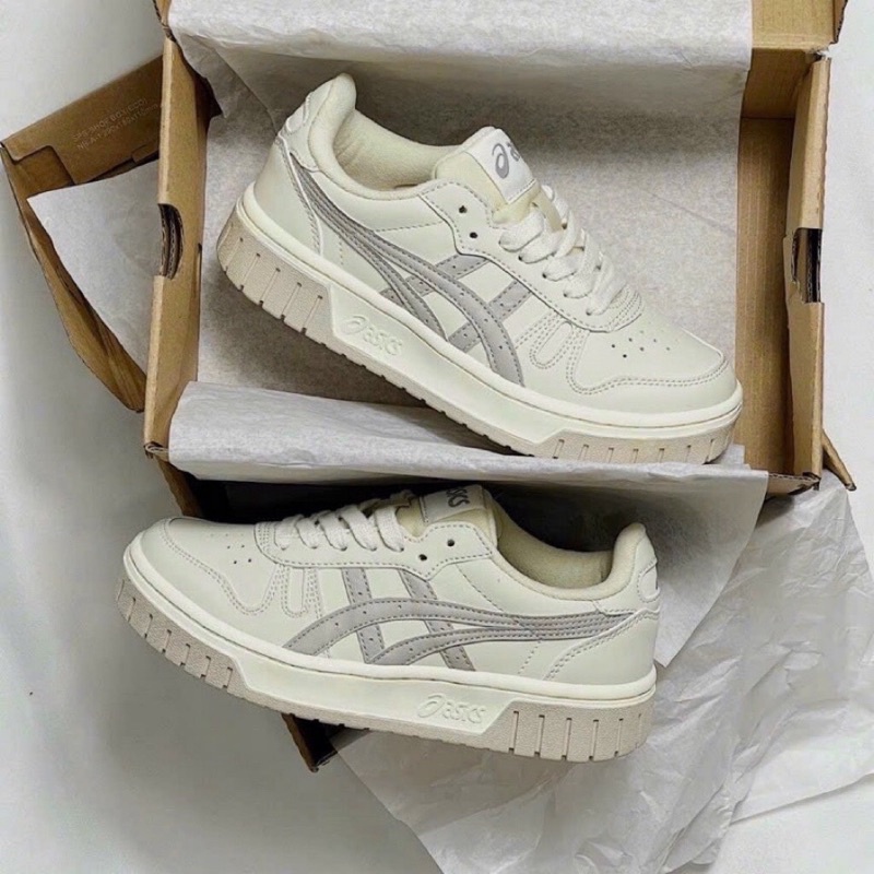 Giày Thể Thao Asics.Court MZ Kem Đen Và Kem Xám Mẫu Mới Thiết Kế Độc Lạ Hot Trend 2023 Full Box Bill