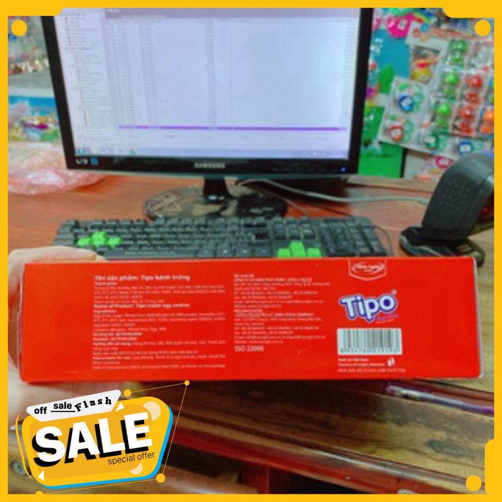 MÃ  HÀNG CHÍNH HÃNG - Bánh quy trứng Tipo hộp 250g