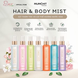 Xịt thơm tóc và cơ thể hương nước hoa mumchit hair and body mist 105ml