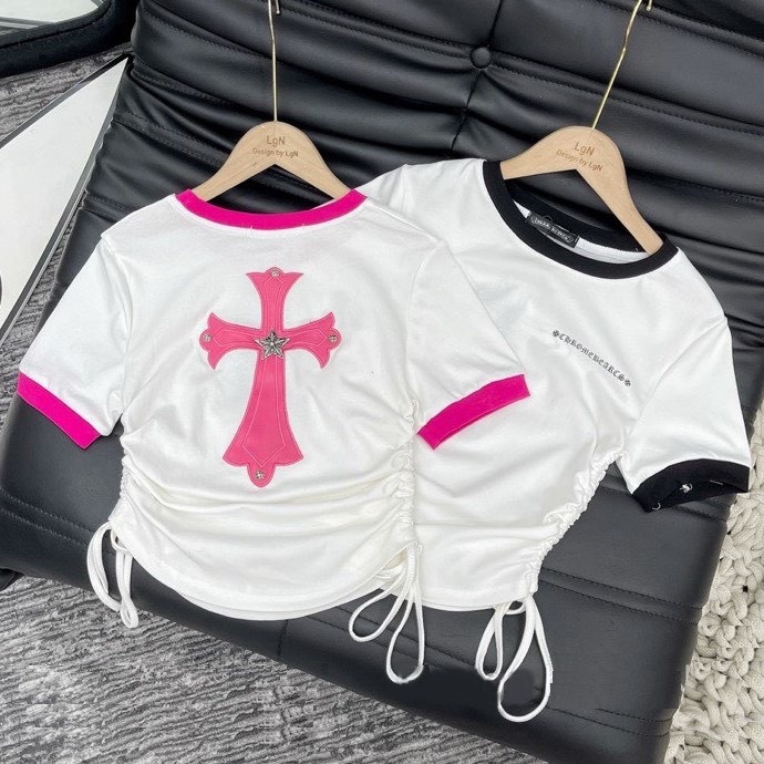 Áo Thun co dãn Rút Hông Hai họa tiết Chất Co Giãn Năng Động😍Áo Croptop Rút Sườn Ôm Body hót