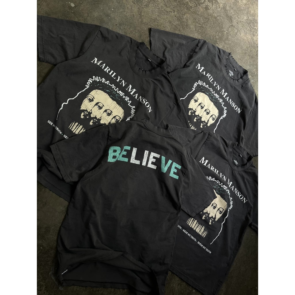 Áo thun Vintage JS, 100% Cotton, 250gsm