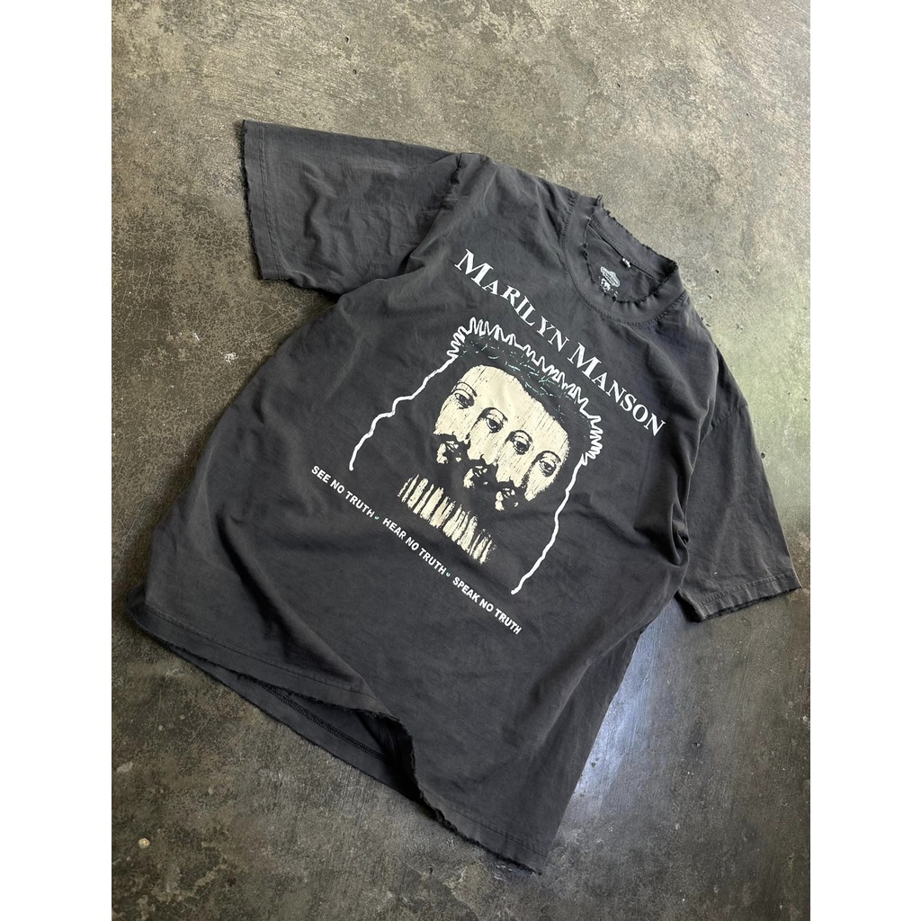 Áo thun Vintage JS, 100% Cotton, 250gsm