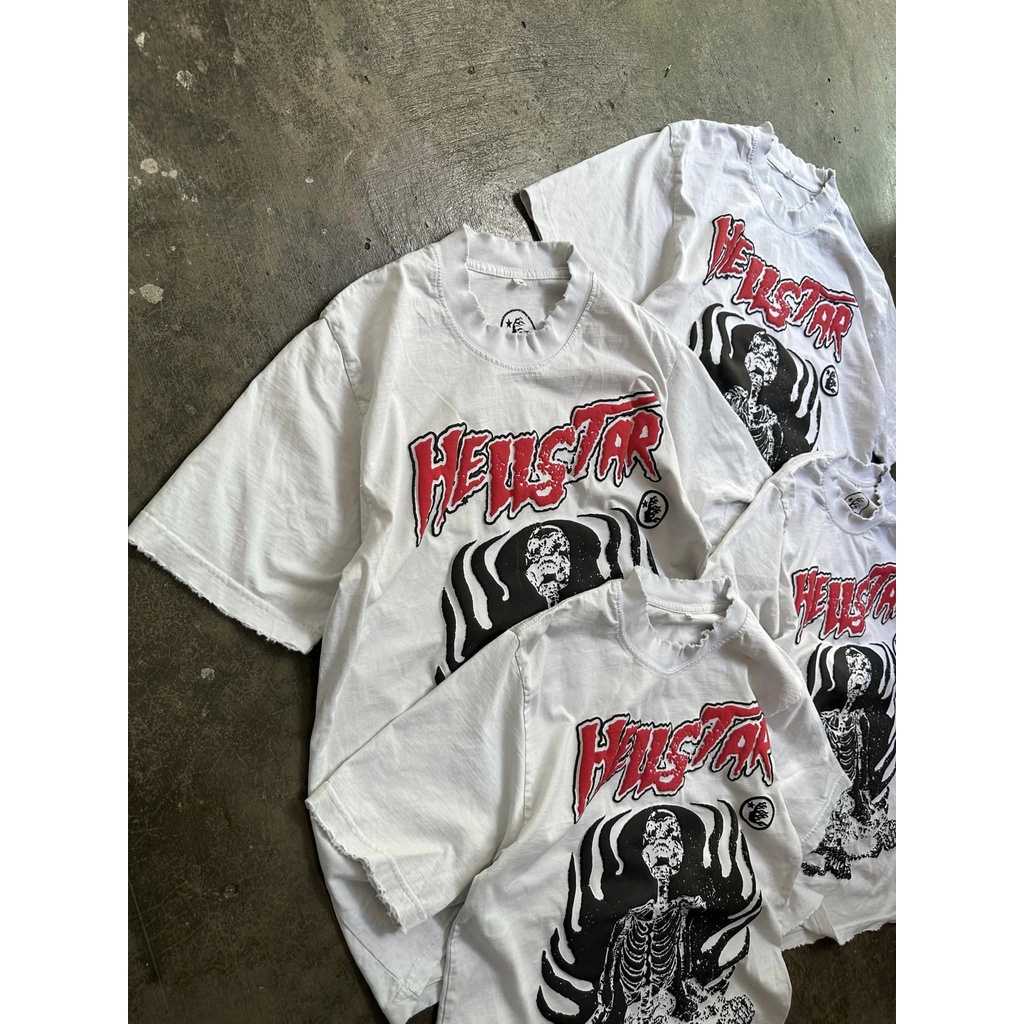 Áo thun Hellstar, 100% cotton, 250gsm