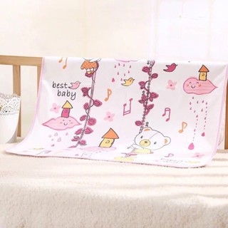 Tấm Lót Chống Thấm Cho Bé Sơ Sinh 3 Lớp Bền, Đẹp Giặt Máy Thoải Mái Với Kích Thước (57x76cm)