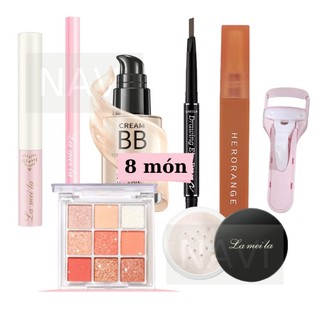Bộ trang điểm đầy đủ 8 món set makeup dành cho người mới makeup ILY