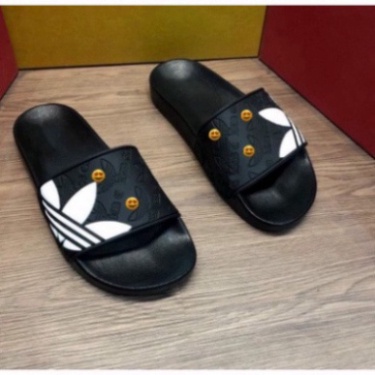 .Dép Quai Ngang Nam Nữ 3 lá lệch thời trang hottrend dép adidas tại BVL Shop