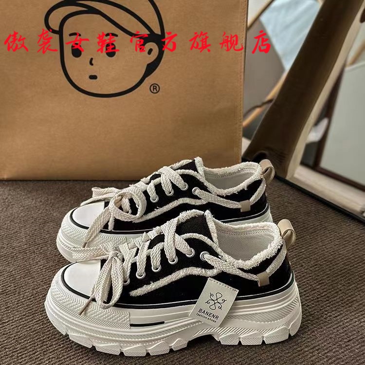Giày Thể Thao Vải Bạt Đế Dày Thoải Mái Chống Trượt Thời Trang Xuân Hè 2023 Cho Nữ