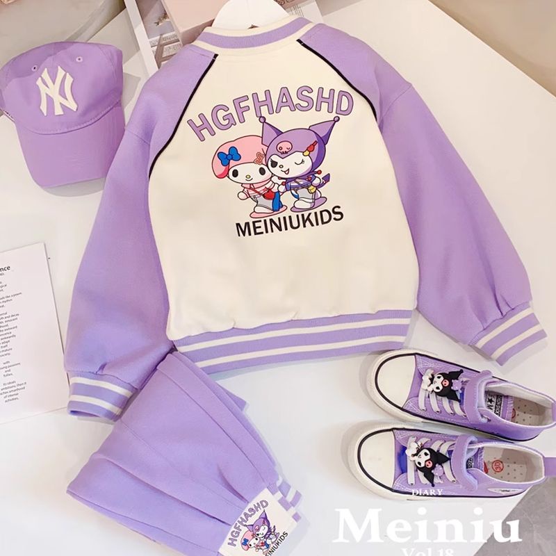 Set Đồ Thể Thao Gồm Áo Khoác cardigan Và Quần Dài Phong Cách Thời Trang Mới 2023 Dành Cho Bé Gái