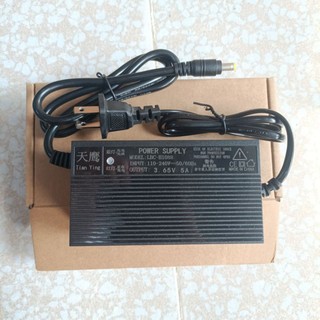 Sạc 1s 3.65v 5a dùng cho pin sắt photphat, chân sạc giắc 2.1